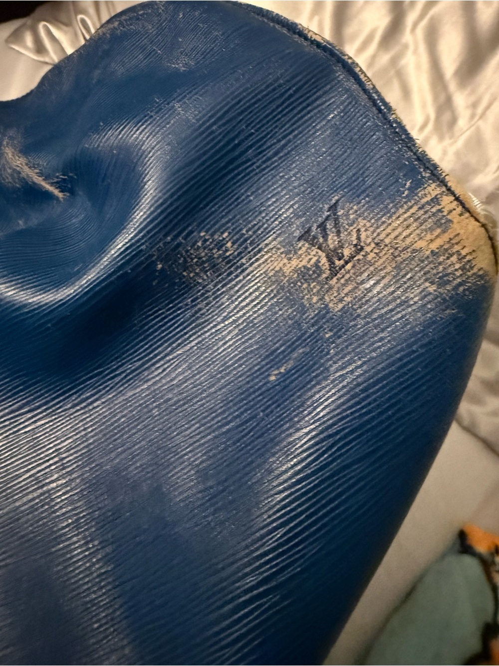 Louis Vuitton Blue Travel Bag